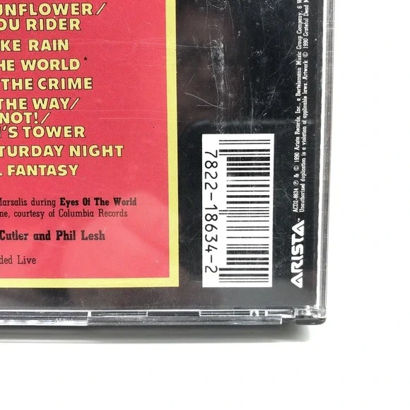 Grateful Dead Without A Net 2 CD Double Album Arista ACD2-8634-1 7822186342